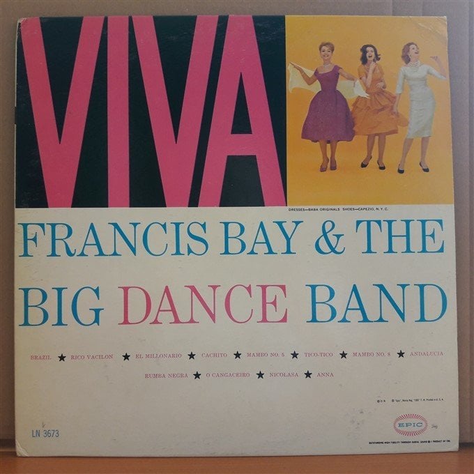 FRANCIS BAY & THE BIG DANCE BAND - VIVA - LP 2.EL PLAK