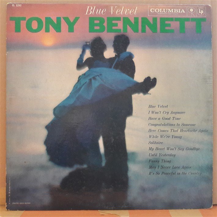 TONY BENNETT - BLUE VELVET - PLAK 2.EL