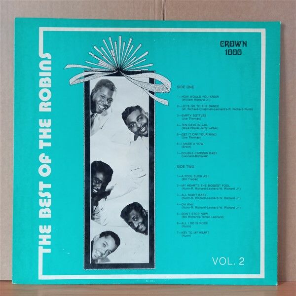 THE ROBINS – THE BEST OF THE ROBINS VOL.2 - LP 2.EL PLAK