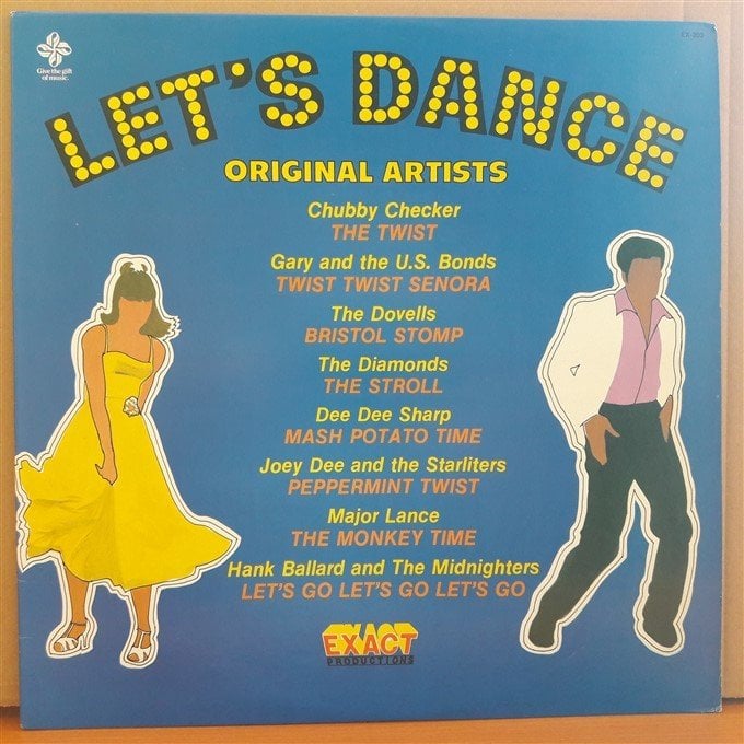 LET'S DANCE - CHUBBY CHECKER, THE DOVELLS... - LP 2.EL PLAK