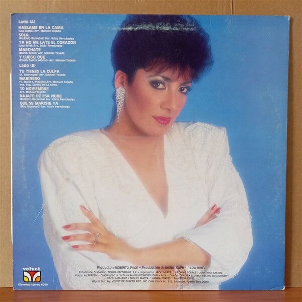 SOPHY – VERSATIL Y TEMPERAMENTAL (1986) - LP 2.EL PLAK