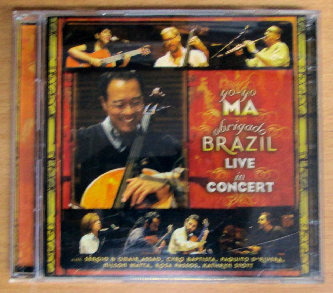 YO-YO MA - OBRIGADO BRAZIL LIVE IN CONCERT (2004) - CD+DVD SIFIR