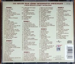 50 ANS DE CHANSON FRANCAISE / FELIX MAYOL, FRED GOUIN, EDITH PIAF, TINO ROSSI, EVA BUSCH, YVES MONTAND, BOURVIL (1999) EPM 6CD 2.EL