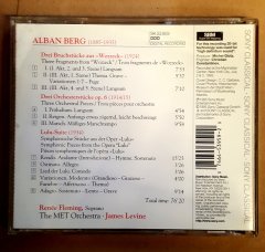 ALBAN BERG - LULU SUITE / WOZZECK / JAMES LEVINE RENEE FLEMING (1995) - CD 2.EL
