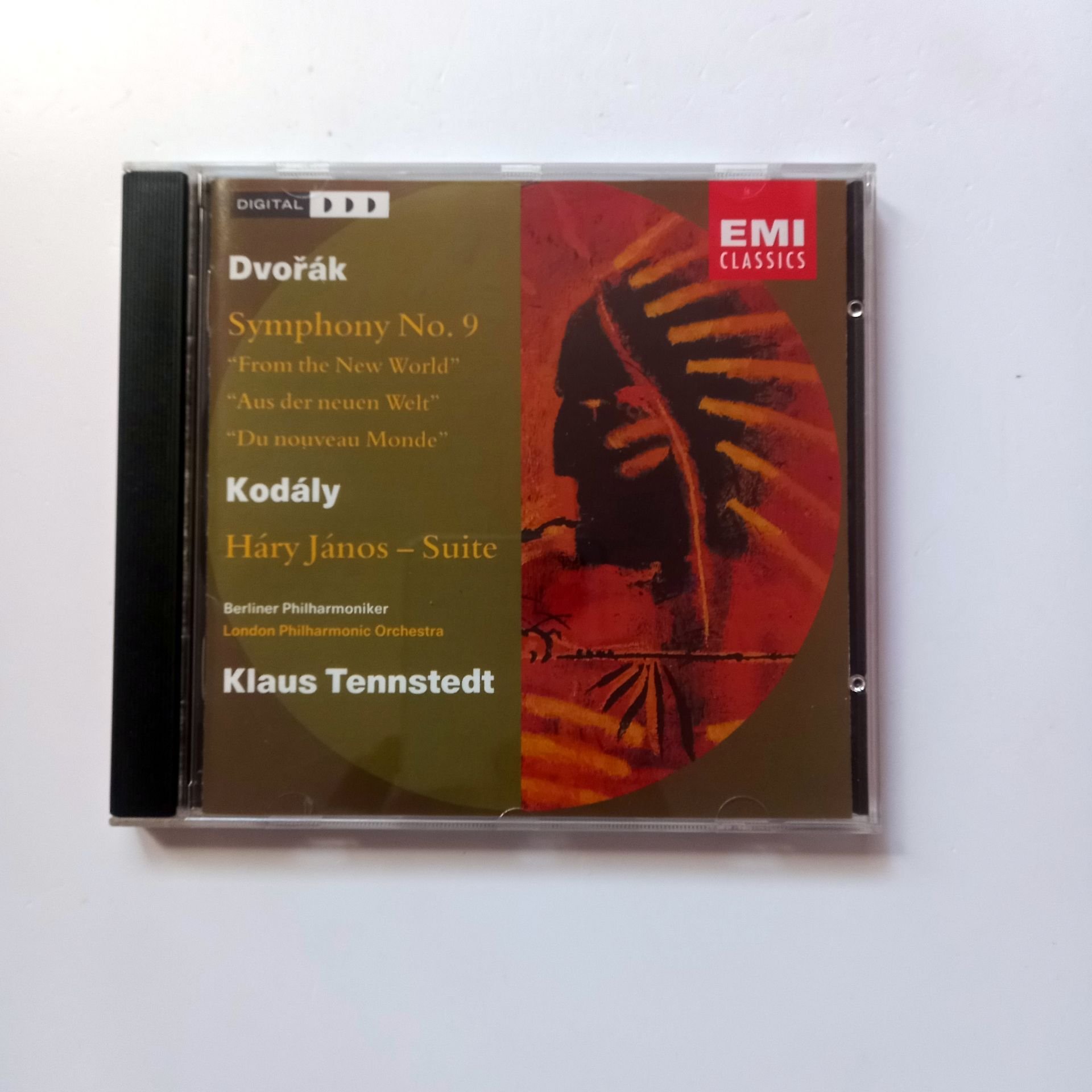DVORAK: SYMPHONY NO. 9 ''FROM THE NEW WORLD'' / KODALY: HARY JANOS - SUITE / BERLINER PHILHARMONIKER, LONDON PHILHARMONIC ORCHESTRA, KLAUS TENNSTEDT (1991) - CD 2.EL
