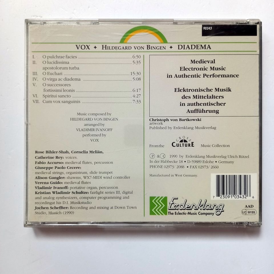 VOX – DIADEMA / HILDEGARD VON BINGEN (1990) - CD 2.EL