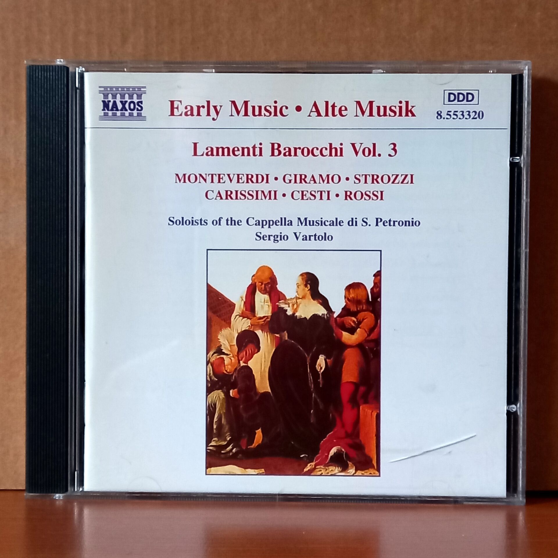 LAMENTI BAROCCHI VOL. 3 / MONTEVERDI, GIRAMO, STROZZI, CARISSIMI, CESTI, ROSSI (1996) - CD 2.EL