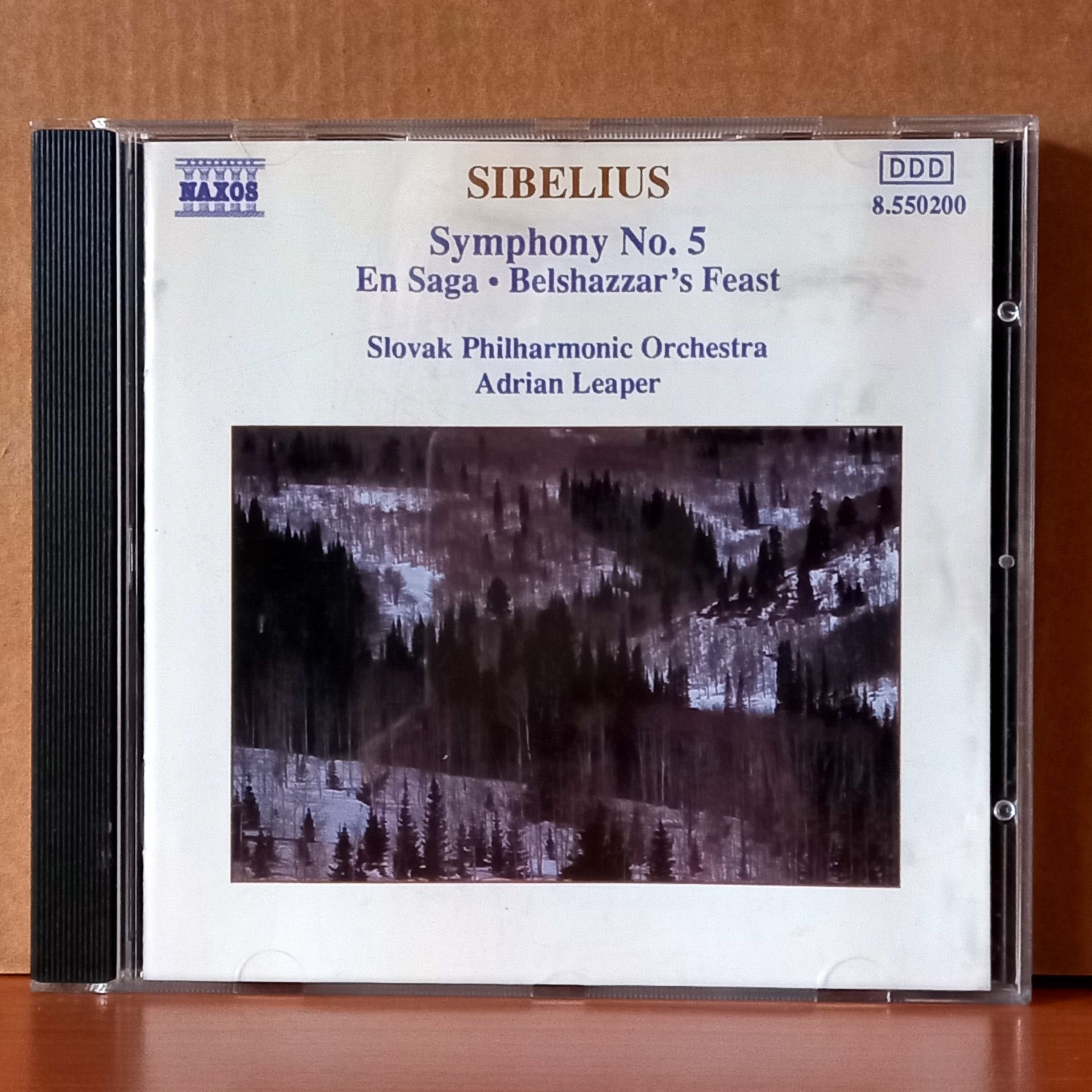 SIBELIUS: SYMPHONY NO. 5 / SLOVAK PHILHARMONIC ORCHESTRA, ADRIAN LEAPER (1991) - CD 2.EL