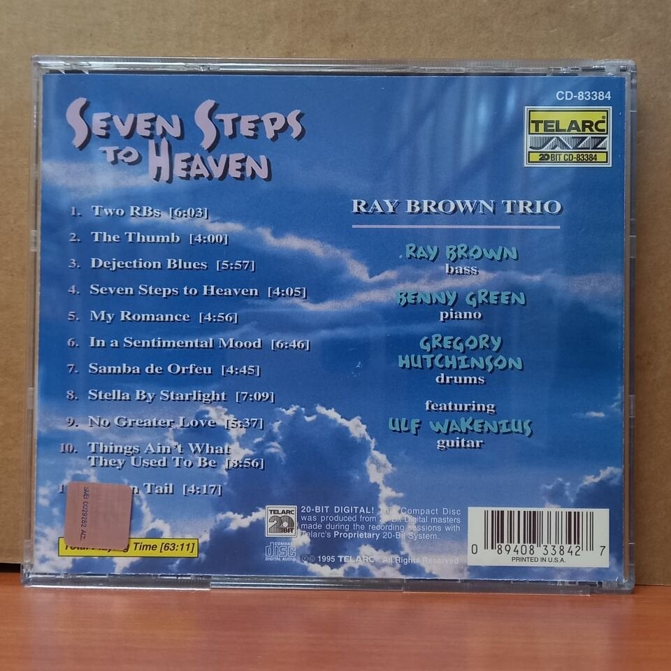 RAY BROWN TRIO - SEVEN STEPS TO HEAVEN / FEATURING ULF WAKENIUS (1995) - CD 2.EL