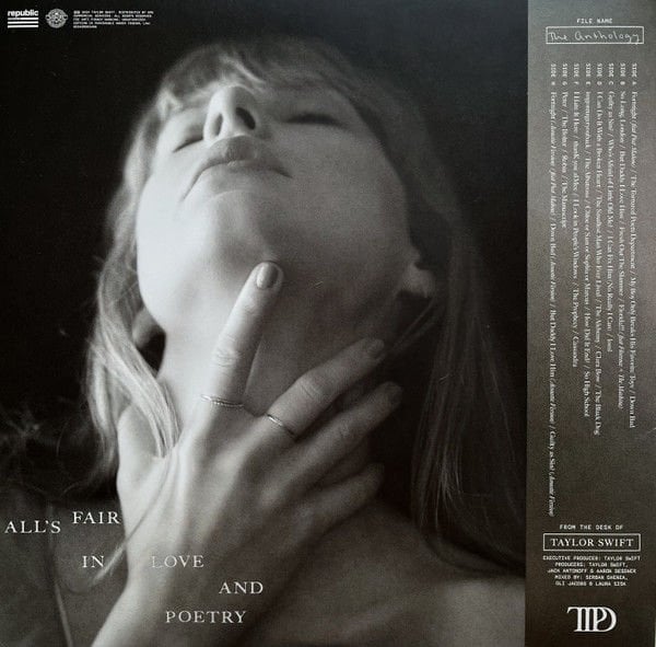 TAYLOR SWIFT - THE TORTURED POETS DEPARMENT / THE ANTHOLOGY (2024) - 4LP COLOURED VINYL EDITION SIFIR PLAK