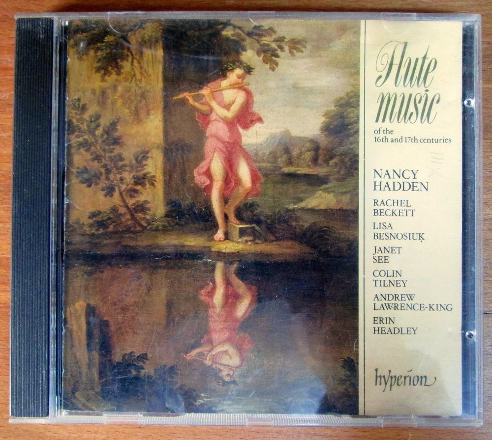 FLUTE MUSIC 16th 17th Cent. Nancy Hadden CD 2.EL