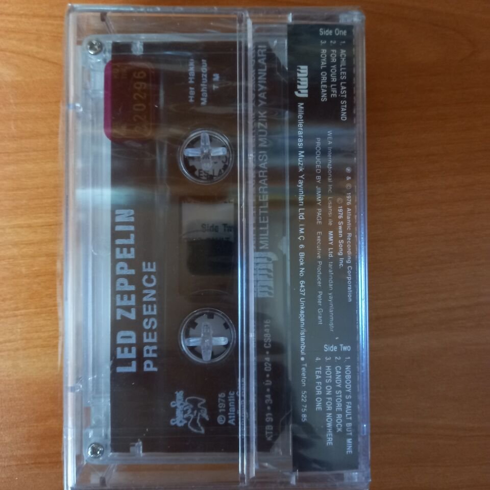 LED ZEPPELIN - PRESENCE (1991) - KASET SIFIR