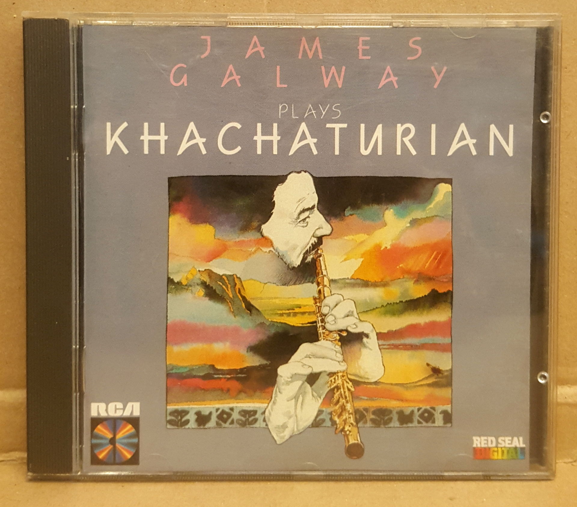 JAMES GALWAY - PLAY KHACHATURIAN / CONCERTO FOR FLUTE AND ORCHESTRA (1988) - CD 2.EL