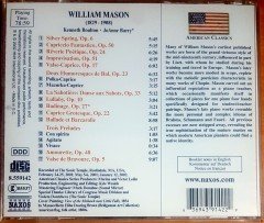 WILLIAM MASON - PIANO MUSIC / KENNETH BOULTON (2002) NAXOS AMERICAN CLASSICS CD 2.EL