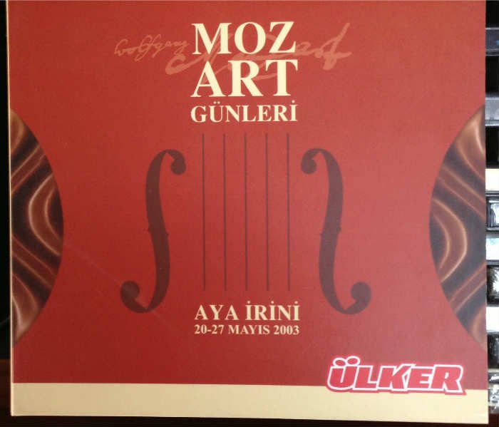 MOZART GÜNLERİ - AYA İRİNİ 20-27 MAYIS 2003 CD