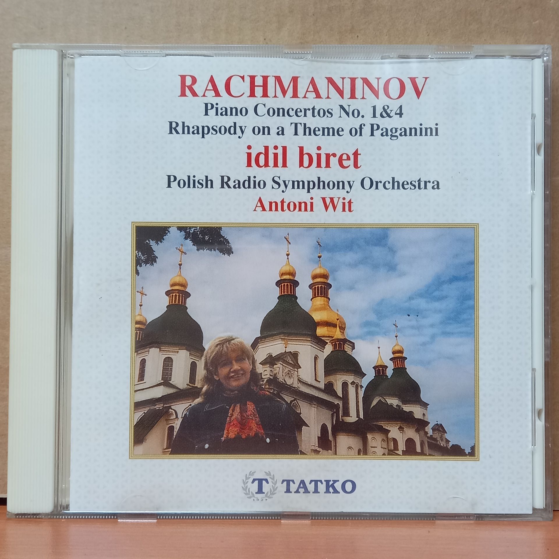 RACHMANINOV, İDİL BİRET - PIANO CONCERTOS NO.1&4 / RHAPSODY ON A THEME OF PAGANINI / POLISH RADIO SYMPHONY ORCHESTRA, ANTONI WIT (1999) - CD 2.EL
