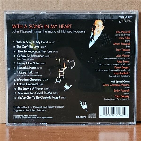 JOHN PIZZARELLI – WITH A SONG IN MY HEART (2008) - CD 2.EL