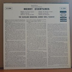 MERRY OVERTURES, THE CLEVELAND ORCHESTRA, GEORGE SZELL - LP 2.EL PLAK
