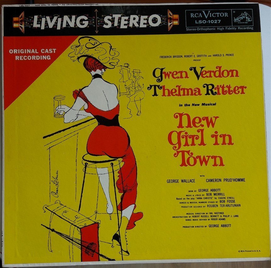 NEW GIRL IN TOWN GWEN VERDON ORIGINAL CAST RECORDING - 2.EL PLAK