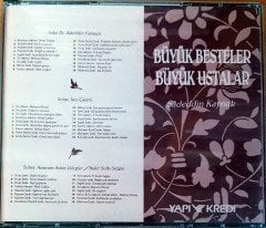 BÜYÜK BESTELER BÜYÜK USTALAR 6-7-8-9-10 / SADEDDİN KAYNAK - SELAHADDİN PINAR / DR. ALAEDDİN YAVAŞÇA, İNCİ ÇAYIRLI, ASÜMAN ASLIM GÖRGÜN, AYŞE TAŞ, GÜLER BASU ŞEN - 5CD 2.EL