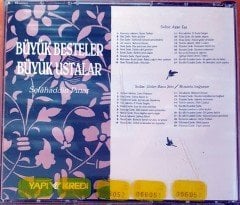 BÜYÜK BESTELER BÜYÜK USTALAR 6-7-8-9-10 / SADEDDİN KAYNAK - SELAHADDİN PINAR / DR. ALAEDDİN YAVAŞÇA, İNCİ ÇAYIRLI, ASÜMAN ASLIM GÖRGÜN, AYŞE TAŞ, GÜLER BASU ŞEN - 5CD 2.EL