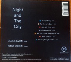 CHARLIE HADEN / KENNY BARON - NIGHT AND THE CITY (1998) VERVE CD 2.EL