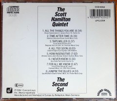 THE SCOTT HAMILTON QUINTET - THE SECOND SET (1984) CONCORD JAZZ CD 2.EL