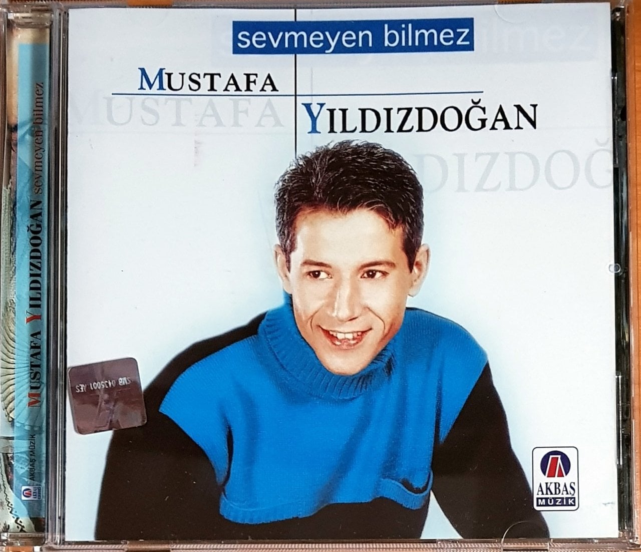 MUSTAFA YILDIZDOĞAN - SEVMEYEN BİLMEZ (2001) AKBAŞ MÜZİK CD 2.EL