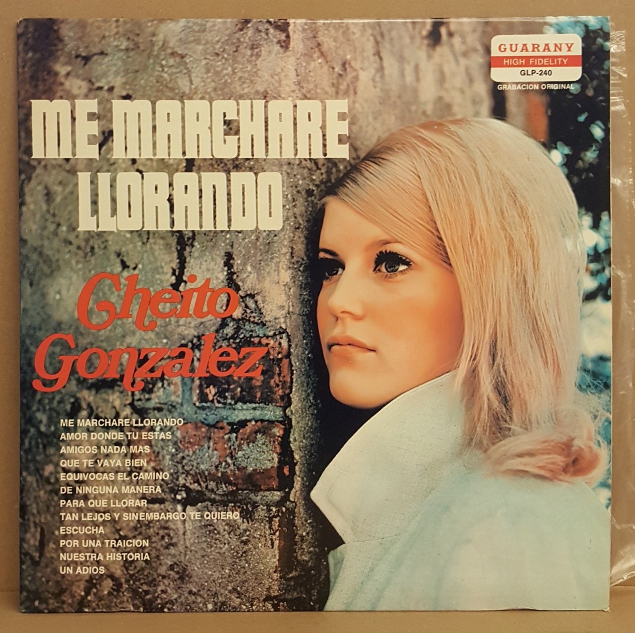 CHEITO GONZALEZ - ME MARCHARE LLORANDO - LP LATIN BOLERO 2.EL PLAK