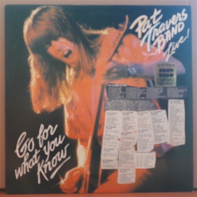 PAT TRAVERS BAND - LIVE! GO FOR WHAT YOU KNOW (1979) - LP 2.EL PLAK