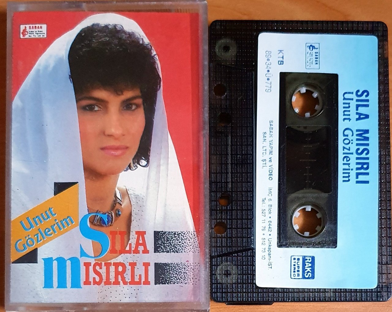 SILA MISIRLI - UNUT GÖZLERİM (1989) - KASET SABAH YAPIM 2.EL