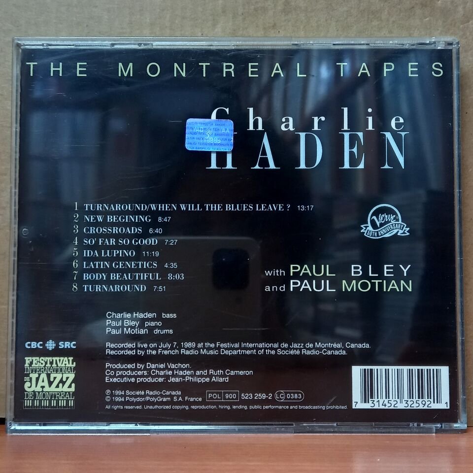 CHARLIE HADEN WITH PAUL BLEY AND PAUL MOTIAN – THE MONTREAL TAPES (1994) - CD 2.EL