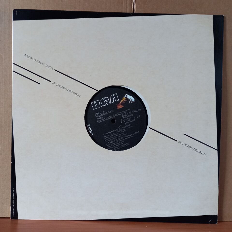 EVELYN ''CHAMPAGNE'' KING – HIGH HORSE (1985) - 12'' 33RPM MAXI SINGLE 2.EL PLAK