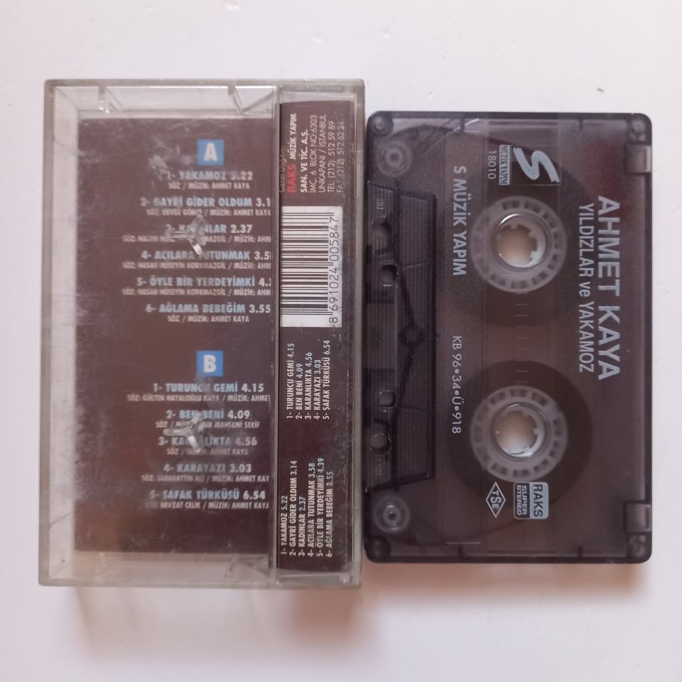 AHMET KAYA - YILDIZLAR VE YAKAMOZ (1996) - KASET 2.EL