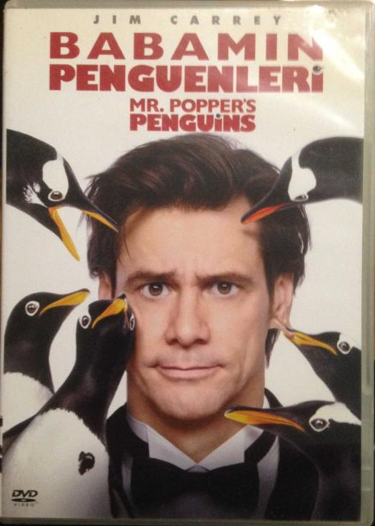 BABAMIN PENGUENLERİ - MR. POPPER'S PENGUINS - JIM CARREY - DVD 2.EL