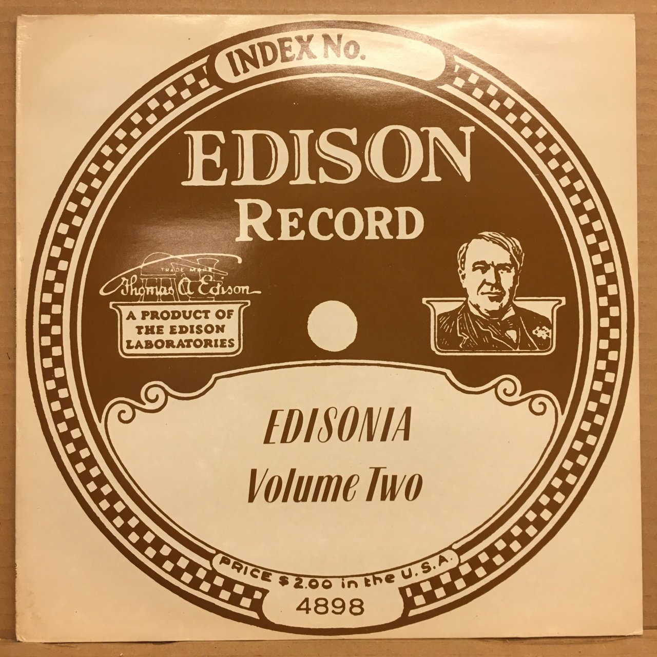 EDISON RECORD EDISONIA VOLUME TWO 1913-1921 2.EL PLAK