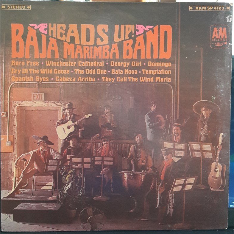 BAJA MARIMBA BAND - HEADS UP! - PLAK 2.EL