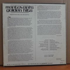 MANTOVANI - GOLDEN HITS - LP 2.EL PLAK