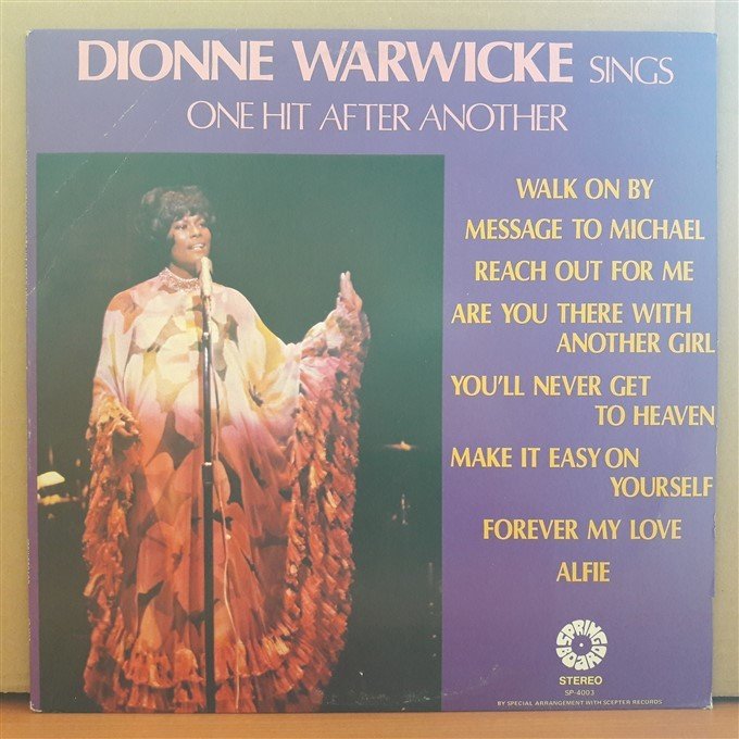 DIONNE WARWICK - ONE HIT AFTER ANOTHER - LP 2.EL PLAK