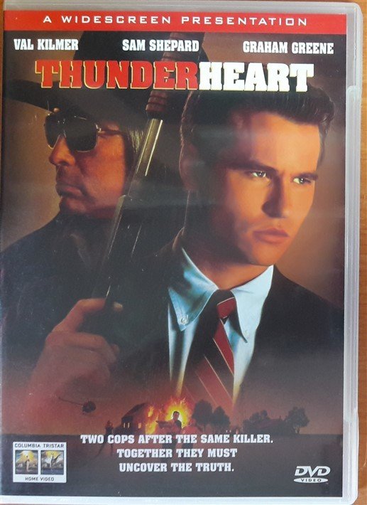 THUNDER HEART - VAL KILMER - SAM SHEPARD - DVD 2.EL