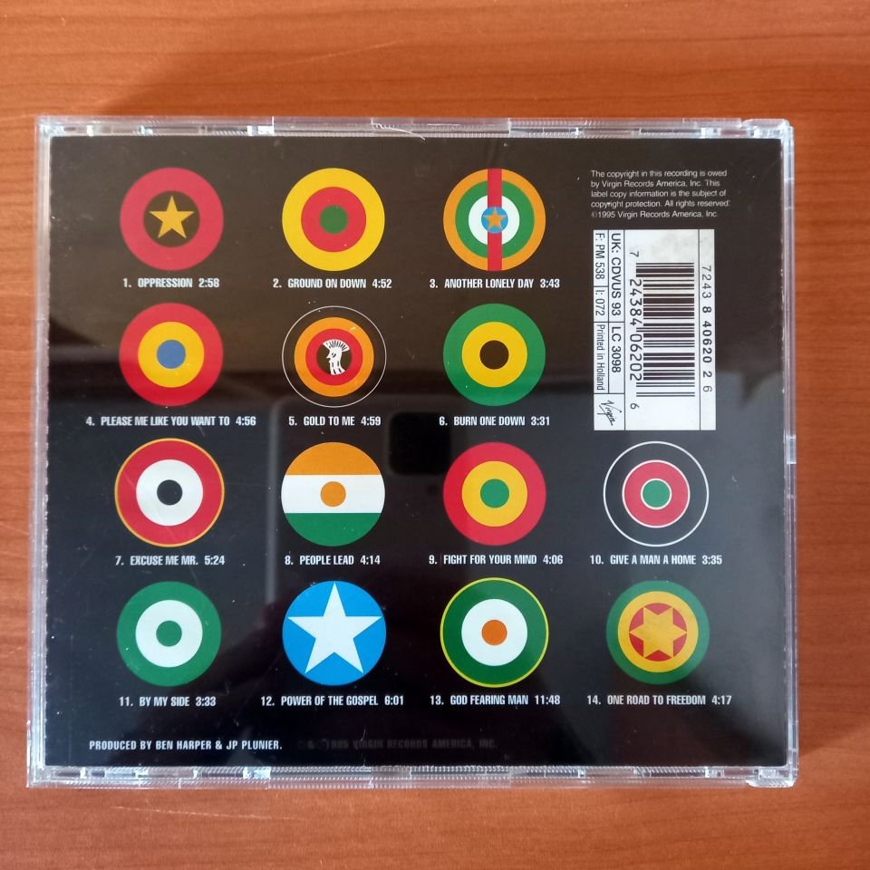 BEN HARPER – FIGHT FOR YOUR MIND (1995) - CD 2.EL