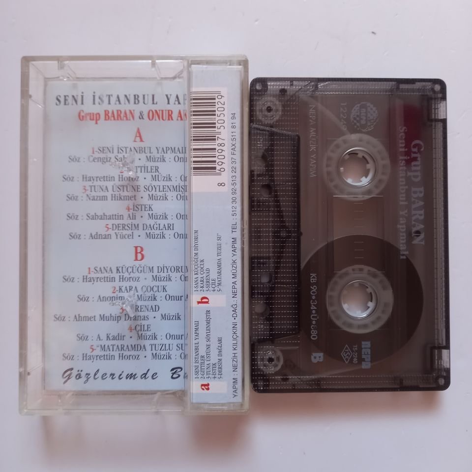 GRUP BARAN - SENİ İSTANBUL YAPMALI (1990) - KASET 2.EL