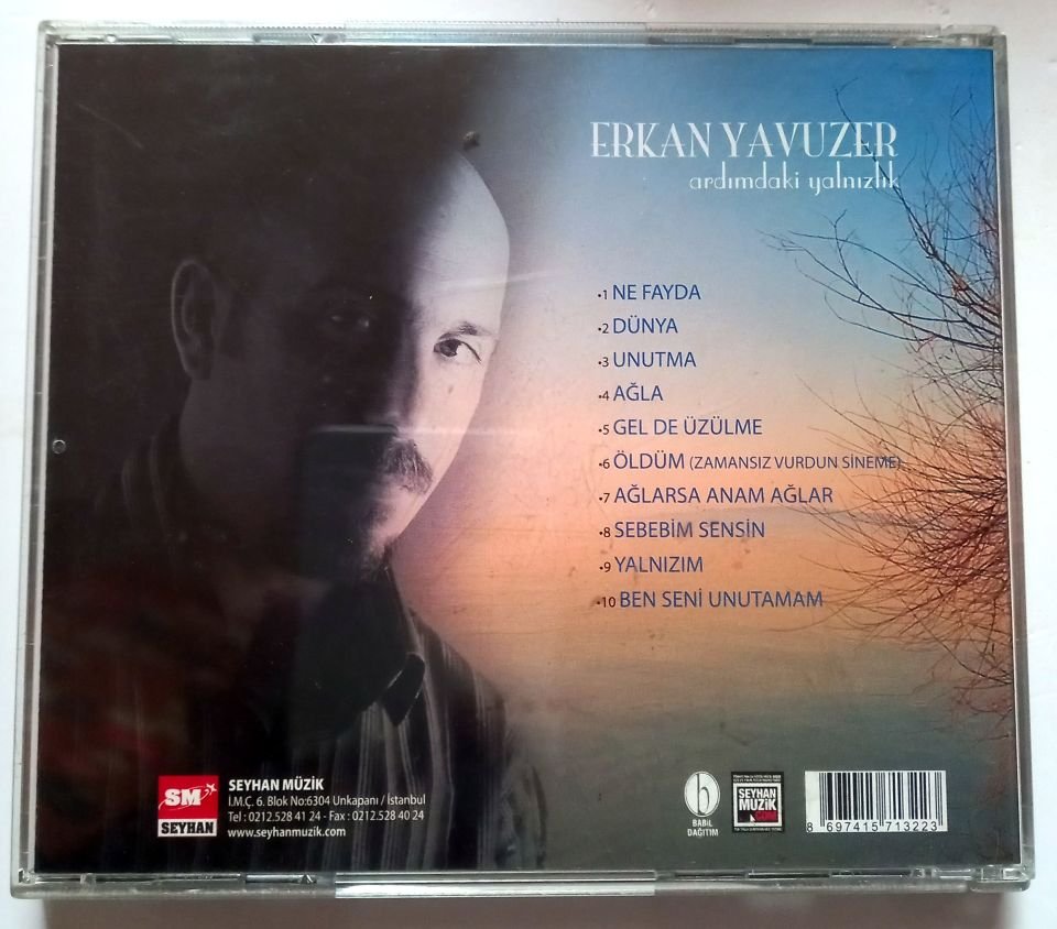 ERKAN YAVUZER - ARDIMDAKİ YALNIZLIK (2009) - CD 2.EL