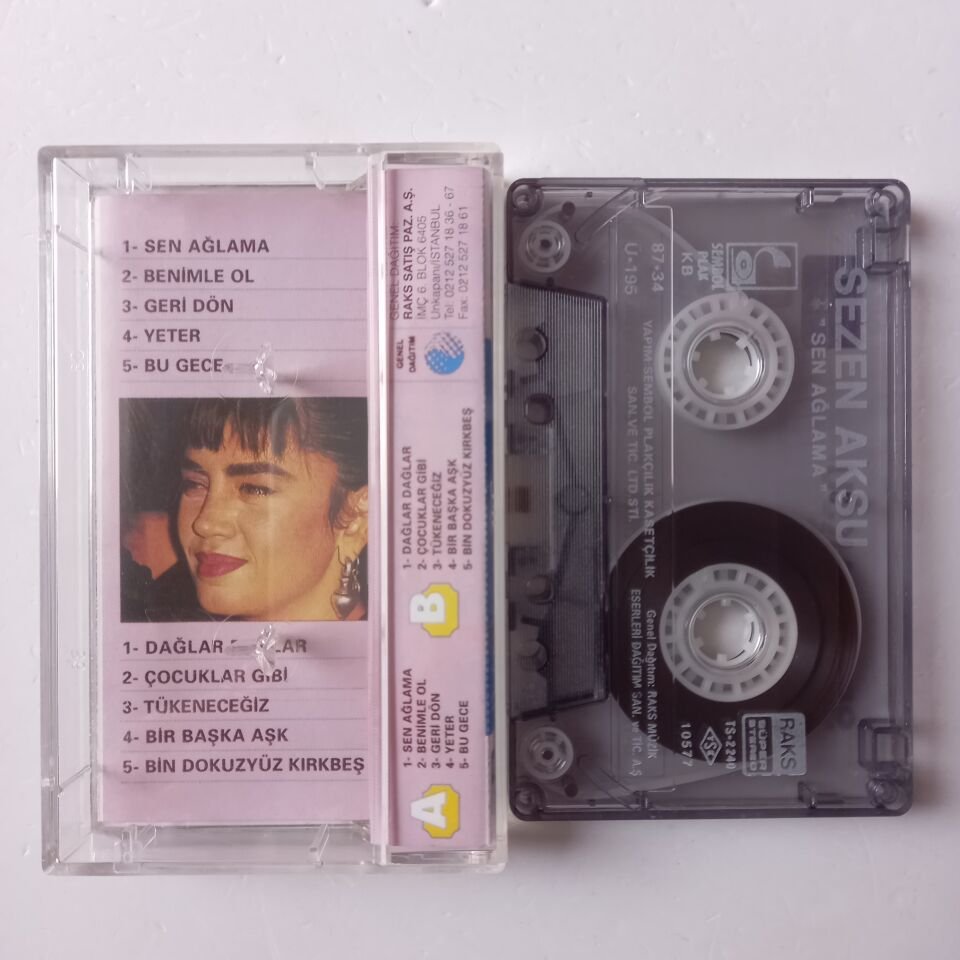 SEZEN AKSU - SEN AĞLAMA - KASET 2.EL