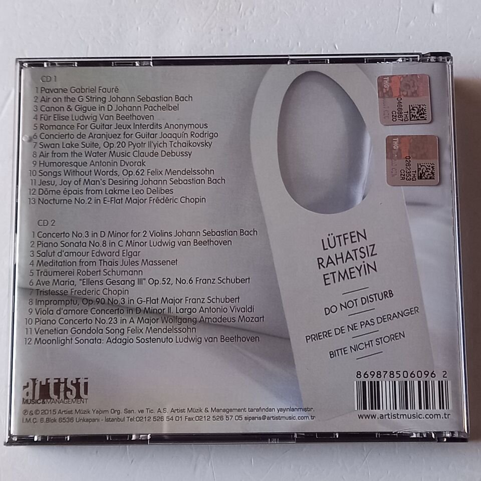 STRESTEN UZAK: DİNLENDİREN KLASİKLER (2015) - 2CD 2.EL