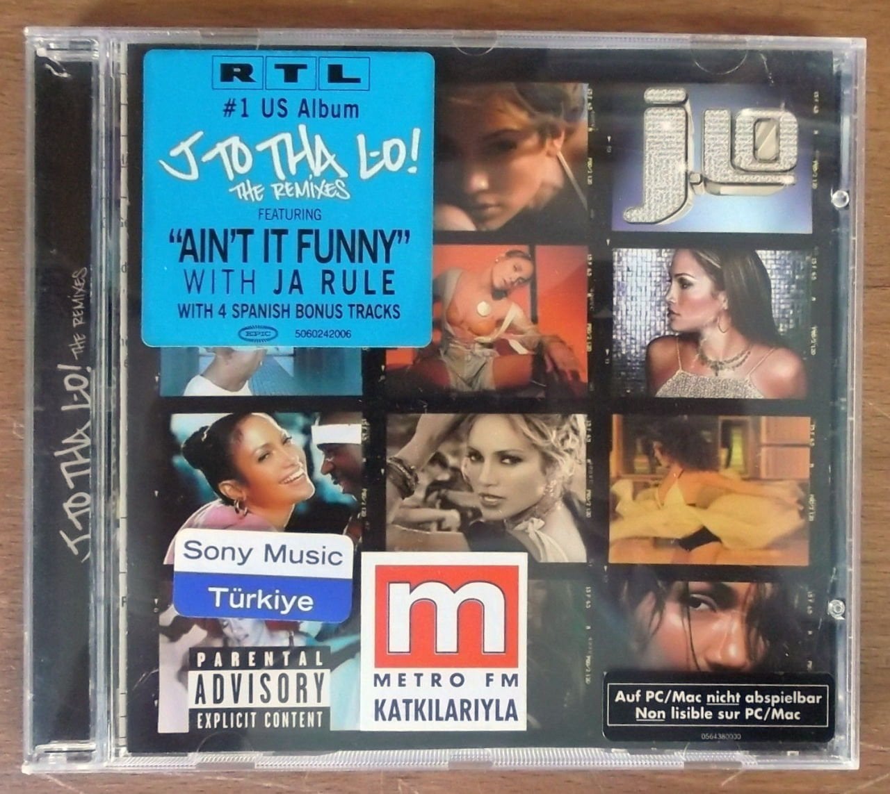 JENNIFER LOPEZ - J TO THA L-O! REMIXES CD 2.EL