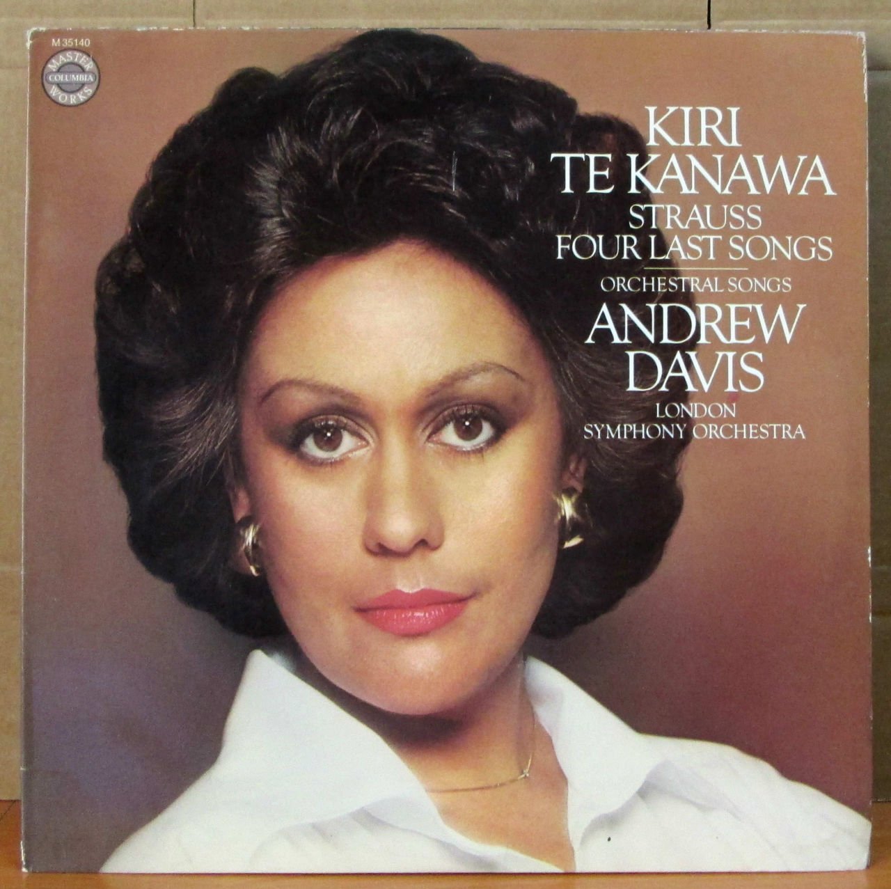 KIRI TE KANAWA - STRAUSS FOUR LAST SONGS LP 2.EL