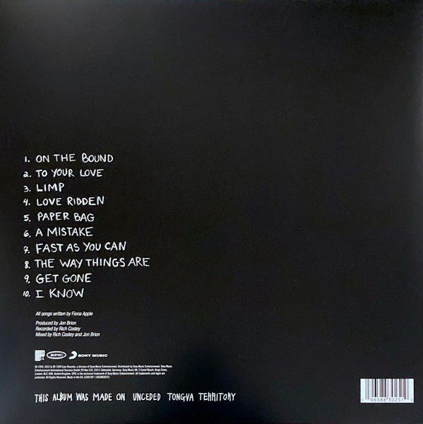 FIONA APPLE - WHEN THE PAWN... (1999) - LP 2023 EDITION SIFIR PLAK