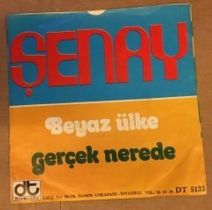 ŞENAY BEYAZ ÜLKE 45LİK KAPAĞI DİKKAT SADECE KAPAKTIR