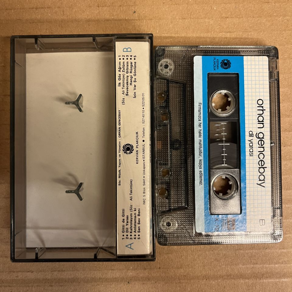 ORHAN GENCEBAY - DİL YARASI (1984) - KASET 2.EL
